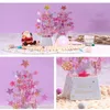 Greeting Cards Year Home Crystal Ornaments 3D Three-Dimensional Christmas Gift Blessing Thanksgiving Invitations Card