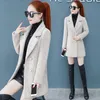 Frauen Wollmischungen 2023 Nachahmung Nerz Samt Wollmantel Frauen Mittellange Herbst Winter Mode Jacke Lose Weibliche Mantel Flut G1784