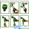 Watering Equipments Water Ejector Plastic Verlengen Graden Intrekbare slang Set Auto Washing Uitvouwen Mtifunctionele Spray DH0755 Drop Deli OTF3E