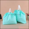 Packing Bags 100 Pcs Eva Frosted Dstring Bag Plastic Clothing With Handle Shop Package 35X25 Gift Drop Delivery Office School Busine Dhtrz