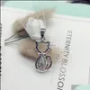 Pendentif Colliers Binda 925 Sterling Sier Cat Version Coréenne De La Simple Versatile Bijoux Drop Delivery Pendentifs Dhf1S