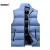 Hommes Gilets WOODVOICE Marque Veste Sans Manches À La Mode Et Coton Chaud Mince Chaleco Para Hombres 230112