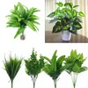 Decoratieve bloemen groot 30 cm groenblijvende kunstmatige planten levensechte struik potplanten plastic groene boom home tuin kantoor decor bruiloft