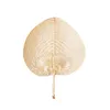 Party Favor Palm Leaves fans handgjorda wicker naturliga färgfläkt traditionella kinesiska hantverk bröllop gåvor lx0396 droppleverans hem gar dhclp