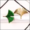 Napkin Rings Emerald Green Ring Leaf Holder Drop Delivery Home Garden Kitchen Dining Bar Table Decoration Accessories Otinn