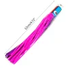 Fishing Hooks H053 12cm Deep-sea Seawater Lure Threat Copper Head Bait Metal Squid Skirt Fish Accessory