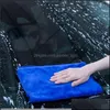 Towel Thickened Superfine Fiber Car Care Washcloth Mti Function Strong Absorbent Towels Household Cleaning Tool Vtky2340 Drop Delive Dh6I1