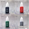 Encres de tatouage Encre Pigments de maquillage permanents 15ml Peinture cosmétique pour le corps de la lèvre des sourcils 2pcs Nouveau 23 Couleur Drop Livraison Santé Beauté Tatt Dhwn3