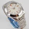 Wristwatches 40mm Sterile Dial Sapphire Glass Date Bracelet Polished Bezel MIYOTA 8215 Automatic Movement Men's Watch