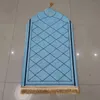 Mattor muslimsk bön matta islamisk mat tapis de priere flätade mattor vintage mönster islam eid s tassel dekor gåva filt 230113