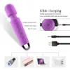 Anal Toys Magic Powerful Handheld Clit Clitoris Stimulation Adult Personal Silicone Sex Toy Vibrator Rod Av Wand Massager for Women Female 230113