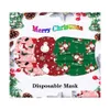 Autre Maison Jardin Personnalisé Noël Imprimé Masque Jetable Mignon Dessin Animé Couleur Parentenfant Famille Masques De Protection Drop Deliver Dh7Pc