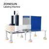 Zonesun ZS-TB3 Rotulagem manual Máquina de embalagem manual de garrafa Rótulo de garrafa Aplicador de peeling Máquina de superfície de polígono quadrado redondo de polígono