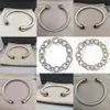 Damen-Kopf-Armband, Platin, vielseitig, trendig, rund, Modedesigner-Armreif, vergoldet, zweifarbig, Hanf-Twisted-Draht-Schmuck, 5 mm, Luxus-Armbänder, Armbänder, Schmuck