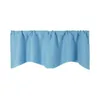 Curtain Thin Curtains For Bedroom Door Kitchen Shading Window Solid Color Pocket Fan Shaped Gaming