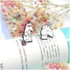 Pimler broşlar sevimli karikatür hayvan seti 4pcs yıldız kabarcık çay koni dondurma rozetleri kızlar için pin takı hediyesi drop dağıtım dhupt