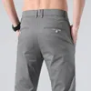 Pantalons pour hommes 2023 printemps été mince hommes décontracté mince vêtements de travail taille basse droite rétro coton confortable pantalon Baggy Hosen 28-38