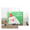 Other Event Party Supplies Christmas Eve Gift Boxes Xmas Candy Large Box Santa Claus Paper Case Design Printed Packing Activity De Dhi5R