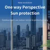 Autocollants de fenêtre Protection solaire et Film d'isolation thermique Perspective unidirectionnelle Verre Confidentialité Autocollant Preuve de la lumière Peep