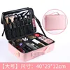 Sacs à cosmétiques Cas Partition professionnelle rose Pu peau sac cosmétique stockage suivi ongles tatouage étui portable grande capacité 230113