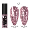 Nagelgel LILYCUTE 7 ml Nagellack Glitzer Lila Semi Permanent UV Herbst Winter Farbe Hybrid Base Top Coat Soak Off Art