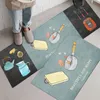 Carpet Washable Kitchen Floor Mat Thin Nonslip Living Room Long Area Rug Balcony Hallway Laundry Bathroom Entrance Doormat 230113