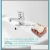 Soap Dishes Sile Dish Punch Diversion Soaps Holder Bathroom Non Slip Toilet Shower Tray Drop Delivery Home Garden Bath Accessories Dhhzx