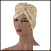 Czapki do czapki/czaszki czapki/SKL 2021 Mticolor Glitter Bowknot moda turban czapka czoło duży łuk diamondstuddddded turbany dla Wome OTQR3