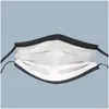 Other Home Garden Adt Black Disposable Face Masks Breathable 3Layer Nonwoven Protective Mask Drop Delivery Dhzcm