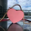 Totes Coabag Heart Pouch 5 Styles Womens Designer Bag Chain Luxurys Handväska Korthållare Crossbody Tote Bag Purse med Box 221110