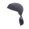 Cappellini da ciclismo Fascia per capelli da corsa Cappello da arrampicata Sciarpa Accessori per berretti da moto Foulard resistente al sudore Copricapo sportivo Presenta Nero