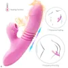 Anal Toys G Spot Vibromasseur Lapin Avec Chauffage Poussée Sucer Clitoridien Gode Vibrateurs Stimulateur Double Moteur Étanche Adult Sex 230113