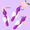 Anal Toys Powerful AV Vibrator for Women Clitoris Clit Stimulator USB Rechargeable Magic Wand Massager Adults Goods Sex Female 230113