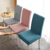 Housses de chaise couverture haute élasticité siège arrière amovible Anti-décoloration ménage salle à manger décor accessoires