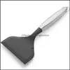 Cooking Utensils Sile Shovel Stainless Steel Handle Kitchen Nonstick Jade Burning Moving Drop Delivery Home Garden Dining Bar Dhcjq