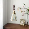 Hanglampen vintage lamp handpaste glazen lampenkap hangen voor plafondcorridor restaurant Home Decor verlichting armaturen