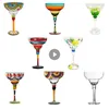 Wine Glasses Handmade Colorful Cocktail Cup Europe Goblet Champagne Creative Bar Party Home Drink Ware Wedding Gifts