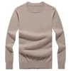 Sweaters masculinos Big Size Sweet Boutique Boutique Sweater básico Sweater bege branco 8colors ock 340g m/110-2xl/125