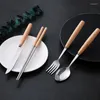 Dinnerware Sets Household Western Full Set Of Stainless Steel Tableware Steak Knife Table Spoon Fork Chopsticks Tool