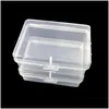 Aufbewahrungsboxen Bins Klarer Deckel Kleine Kunststoffbox für Kleinigkeiten Teile Werkzeuge Schmuck Display Schraubengehäuse Perlen Container CT0338 Drop D Dh0Ua