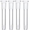Großhandel Glas-Downstem-Diffusor mit 6 Schnitten, Shisha-Rohr, bündig oben, 14–18 mm weiblicher Reduzieradapter, Lo Pro, diffuser Down-Stem für Glasbong