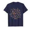 T-shirts pour hommes Alphabet des oiseaux arméniens