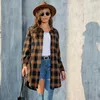 Women's Blouses Arrival Fall Winter Clothes Ladies Casual Long Sleeve Botton Up Pocketed Flannel Women Plaid Shirt