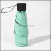 Umbrellas Newmini Capse 50 Off Umbrella Sun Protection Folding Pocket RRE11826 드롭 배달 가정 정원 가정용 일광욕 OTVAP