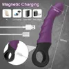 Anal Toys G Spot Dildo Rabbit Vibrator för kvinnor Dual Vibration Silicone Waterproof Female Vagina Clitoris Massager Sex Vuxna 18 230113