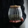 Vorratsflaschen Bonbonglas für Gewürze Glas transparente Behältergläser mit Deckel Keksküche und kleiner Großhandel