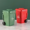 Mugs 1pc Creative Trash Can Water Cup 400ml Ceramic Coffee Mug with Lid High Value Gift Strange Cups Black Green 230113