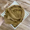 Halsdukar 2023 Fashion Women Solid Chiffon Headscarf Ready to Wear Instant Hijab Scarf Muslim Shawl Islamic Hijabs Arab Wrap Head