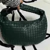 Shoulder Bags 2022 fashion hand-woven woven bag luxury woven leather printing large-capacity shoulder bag ladies PU knotted handle casual hand 011323H