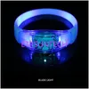 Party Decoration Led Voice Control armbanden Lumineuze polsbandje nachtlicht Kids speelgoed gloed in de donkere accessoires lx0054 drop deliv dhinz